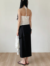 Pound Layered Long Skirt