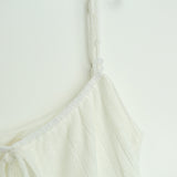 Ruffle Beads Ribbon Slip Dress 231837300