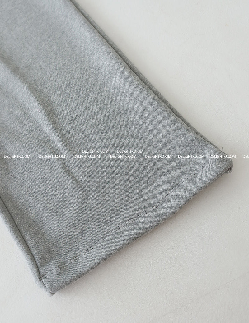 Punching eyelet string wide pants