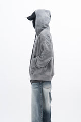 Voda Water Printing Zip-up