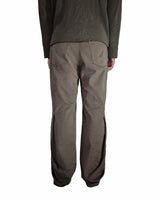 アンバランス フォールディング パンツ KHAKI BROWN