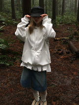 Uni Over Two-Way Zip-Up Hoodie (7c)