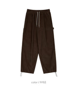 LMN and corduroy Carpenter Bendable Wide Pants (3 colors)