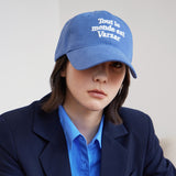 TMV Lettering Ball Cap / Washing Blue