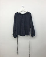 Petal shirring blouse (2color)