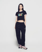 26SS WOMAN ACベアクロップリンガーTシャツ