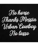 HANDWRITTEN COWBOY TSHIRT-BLACK