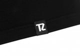 TZ M-BOSSED LOGO OVERSIZED TEE - BLACK