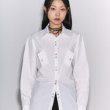  Two Pocket Western Shirt [white]