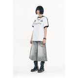 Royal Track Ringer Short Sleeve - White