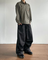 Fatigue Parachute Denim Pants