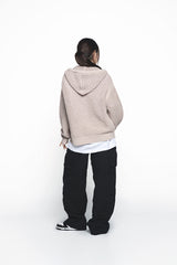 25SS ダメージウォッシュドワイドカーゴパンツ ブラック