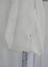 Knot Lace Shoulder Bag_White