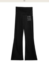 angel bibi low bootcut training pants