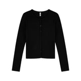 Basic Easywear Button Cardigan_Black