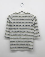 Anti-Henry neck 3/4 sleeve T-shirt