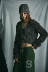 FUR CARDIGAN
