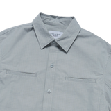 25SS OVERSIZE RIPSTOP SHORT SLEEVE SHIRTS LIGHT GREY