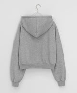Ginpo Brushed Two-Way Check Color Matching Hood Zip-Up