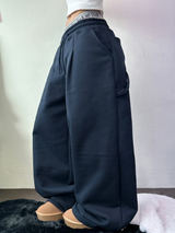 カーペンターツーピンタックロングパンツ 💙🖤🩶3カラー