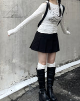 Heart Lock Cutout T-shirt