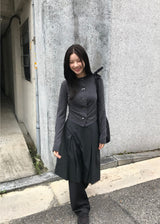 ストライプアーバンスカートパンツ