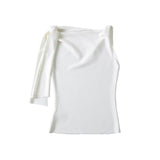 Daphne Asymmetric Ribbon Top