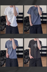 スパーク エンブロイダード グラフィック ショートスリーブ Tシャツ