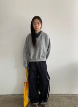 Chimti Brushed V-Neck Fleece Sweatshirt