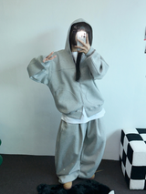 フリースピカブル❤ストリング ❤マルチピンタックバルーンロングパンツ🩶🖤🤍5カラー