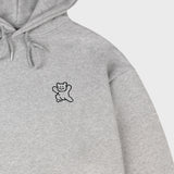 [UNISEX] スモールラインベアースマイルフーディー