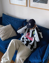 No.0887 Pストライプニット (3color)