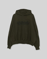 Cable Paint Over Hoodie