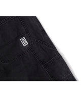 LB ウォッシュド オックスフォード カーペンターパンツ (Black)