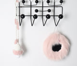fluffy pink cozy light