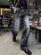 Bron Cat Brush Curve Denim Pants
