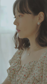 【MADE】 Bubble daisy earring