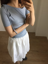 Unbalanced Tie T-Shirt (4color)