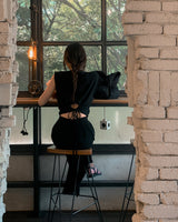 Mene Back Slit T-shirt & Pants Set