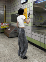 フィットアップクロップショートスリーブT