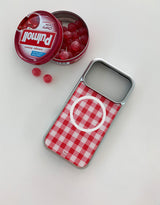 [MADE]ピクニックレッド エポキシ シルバー MagSafe対応 iPhoneケース