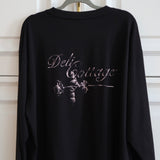 ガーデンロングスリーブT (black)