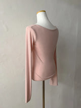 Collage V-Neck Long Sleeve T-Shirt
