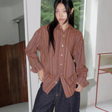 Zecker Ethnic Hippie Stripe Long Sleeve Shirt
