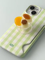 Apple Mint Grid Card Hard Case