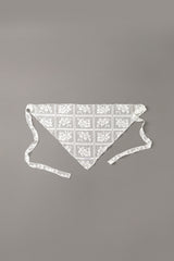 Crochet lace scarf