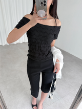 wave wrinkle top (3color)