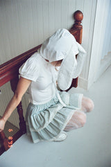 [pepe]check cotton skirt (green)