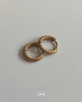 ヴィンテージゴールドピアス