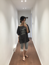 トッシュ オフショルダー Tシャツ(3color)